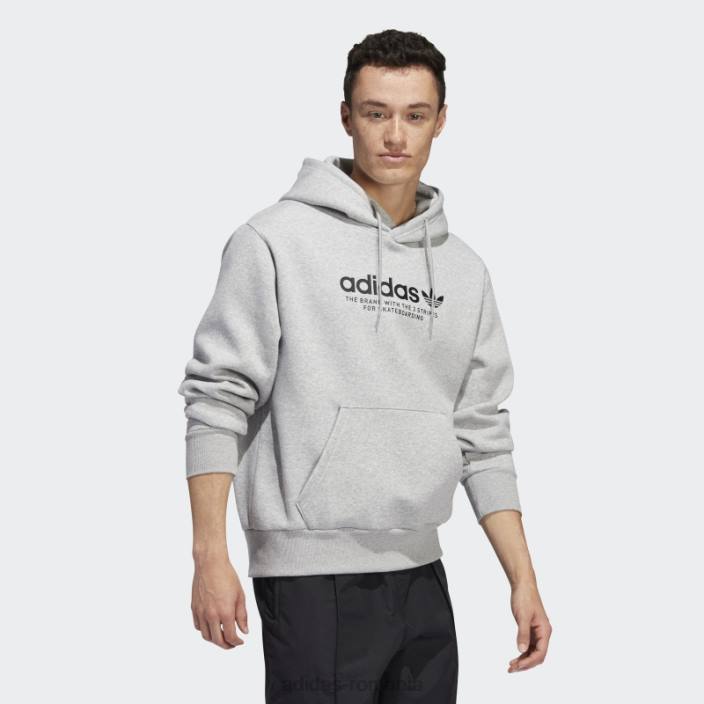 Adidas hanorac cu logo skateboarding 4.0 (gen neutru) gri mediu bărbați gri mediu/negru 2JBN20755