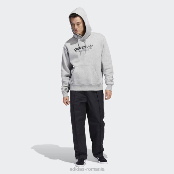 Adidas hanorac cu logo skateboarding 4.0 (gen neutru) gri mediu bărbați gri mediu/negru 2JBN20755