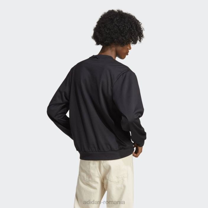 Adidas hanorac de iarnă aventură cu gât negru bărbați negru 2JBN20758