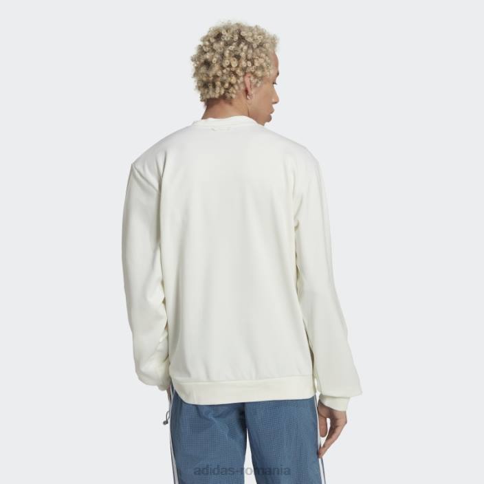 Adidas hanorac de iarnă cu gât roșu alb fierbinte bărbați alb 2JBN20773