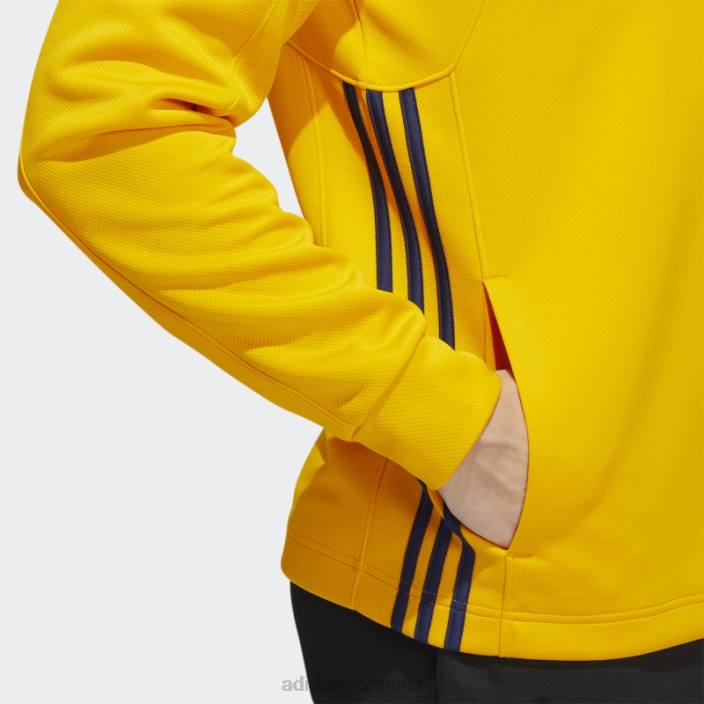 Adidas hanorac din dantelă colegiu gold predators skate bărbați colegiu de aur/marine/nhl-npr-51q 2JBN20920