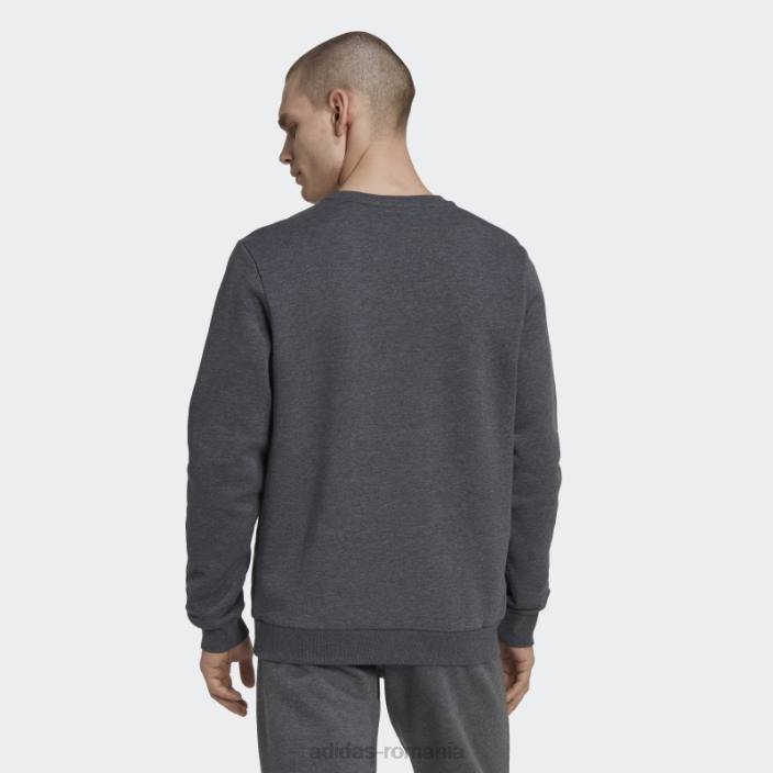 Adidas hanorac essentials cu logo mare, gri închis, negru bărbați gri închis alb/cai 2JBN20761