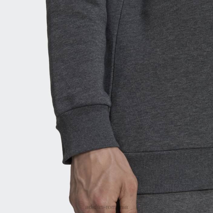 Adidas hanorac essentials cu logo mare, gri închis, negru bărbați gri închis alb/cai 2JBN20761