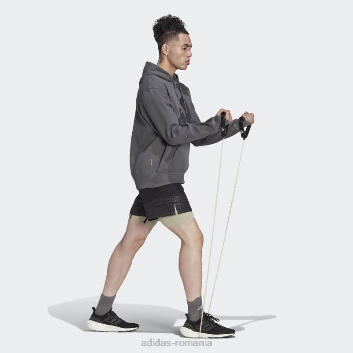 Adidas hanorac gri fashion best of training bărbați gri 2JBN20829