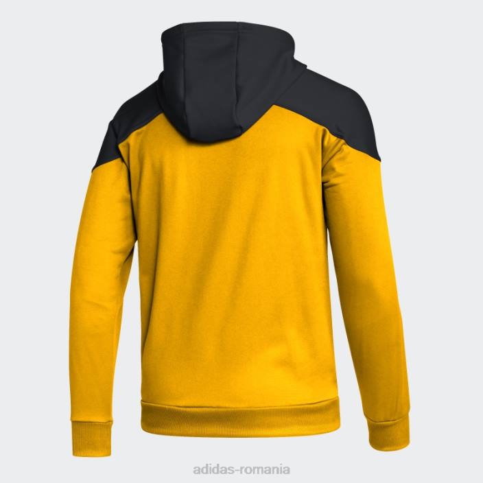 Adidas hanorac pulover cu pinguini de aur colegiu bărbați colegiu auriu/alb/multi 2JBN20776