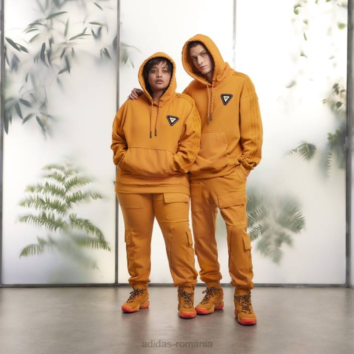 Adidas hanorac (toate genurile) focus portocaliu bărbați focus portocaliu 2JBN20750