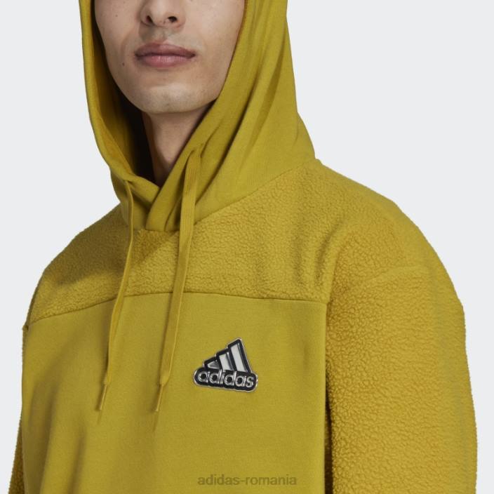 Adidas olive essentials pachet de vacanță hanorac adidas bărbați măsliniu/negru 2JBN20787
