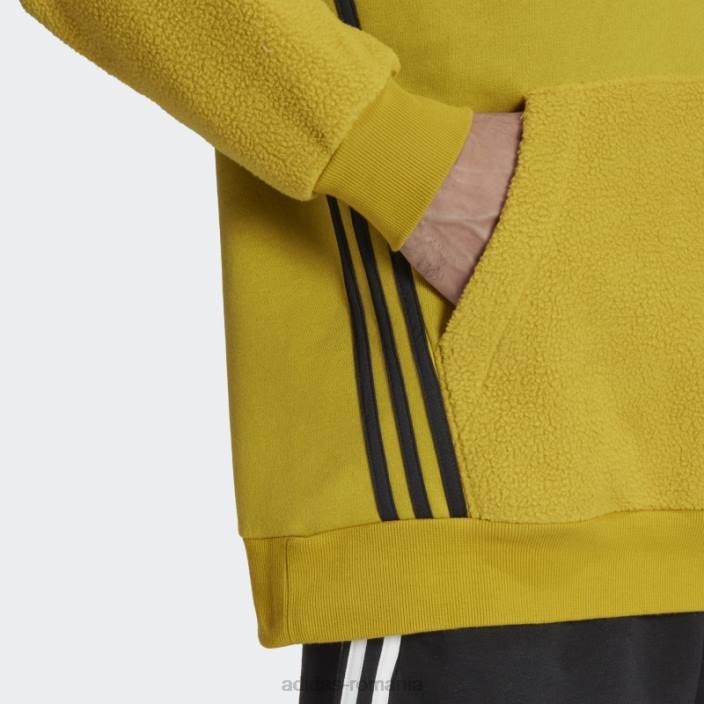 Adidas olive essentials pachet de vacanță hanorac adidas bărbați măsliniu/negru 2JBN20787