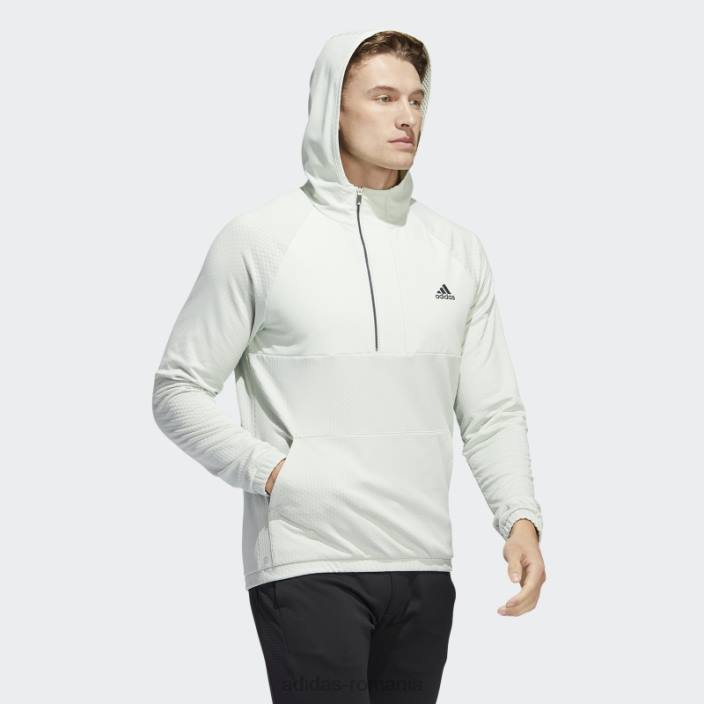 Adidas Anorac fleece cu fermoar 1/4 verde bărbați verde 2JBN21337