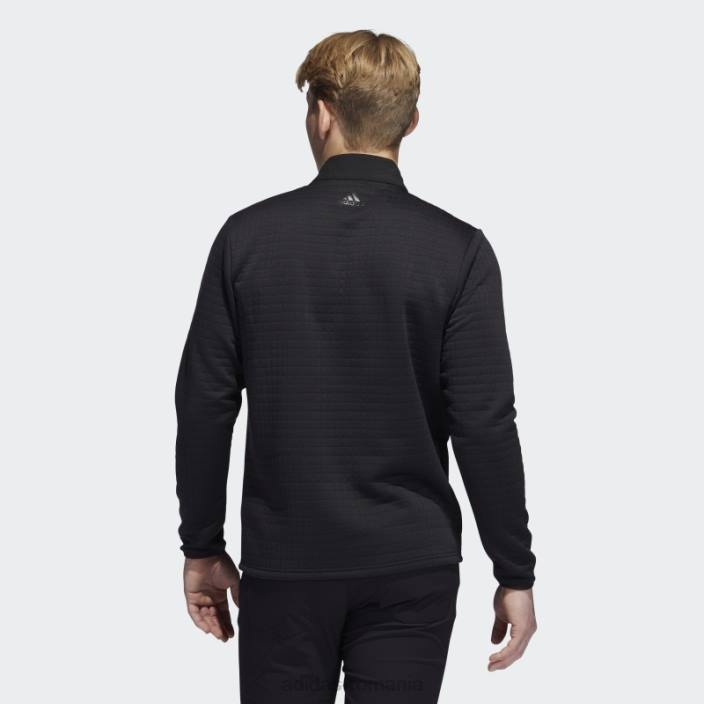 Adidas Pulover negru cu fermoar 1/4 hidrofug bărbați negru 2JBN21434