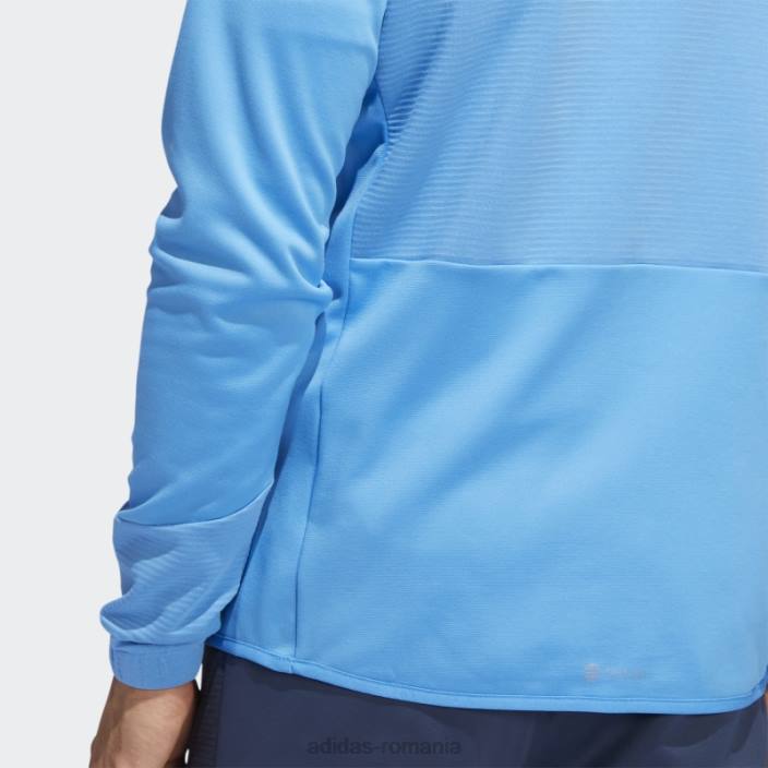 Adidas albastru frig.rdy pulover cu fermoar 1/4 bărbați albastru 2JBN21358