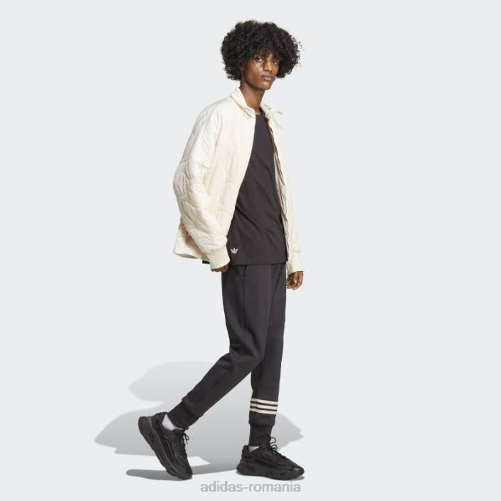 Adidas geacă albă adicolor neuclassics bărbați alb negru 2JBN21401