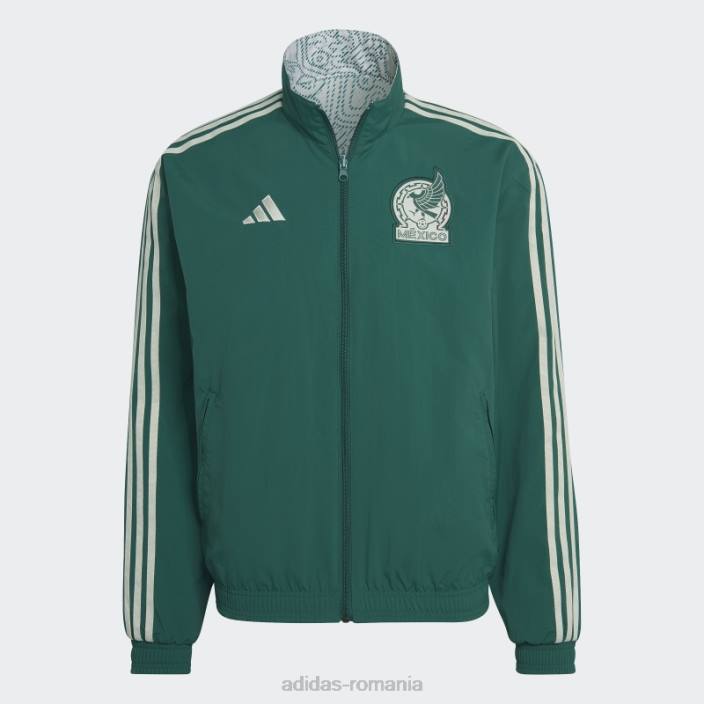 Adidas geacă verde cu imnul mexicului bărbați verde/alb 2JBN21430