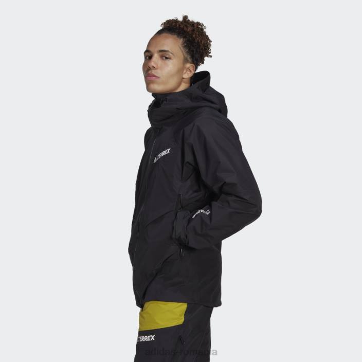 Adidas geaca neagra terrex techrock gore-tex pro adidas bărbați negru 2JBN21357