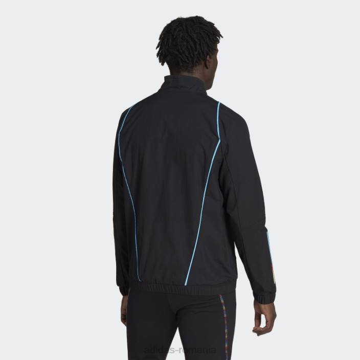 Adidas geaca neagra tiro 23 de voiaj bărbați negru 2JBN20152