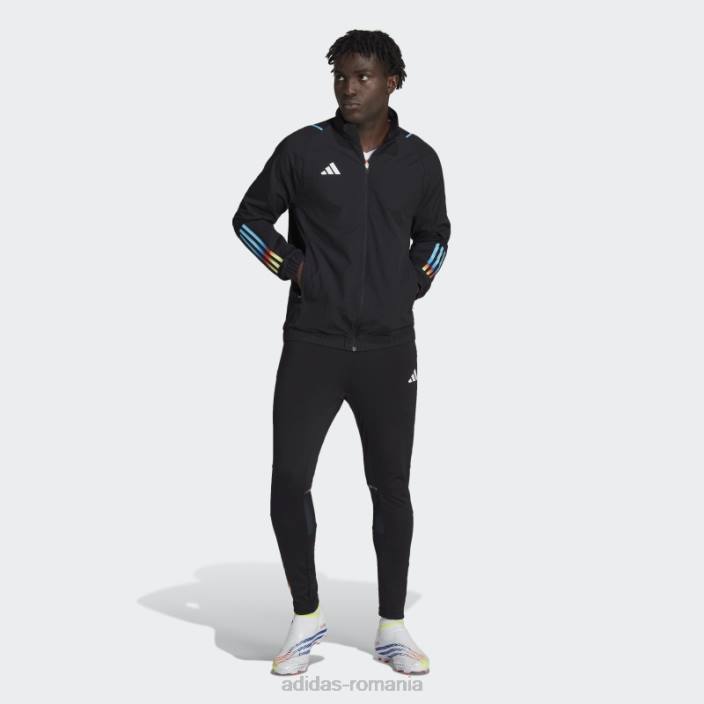 Adidas geaca neagra tiro 23 de voiaj bărbați negru 2JBN20152