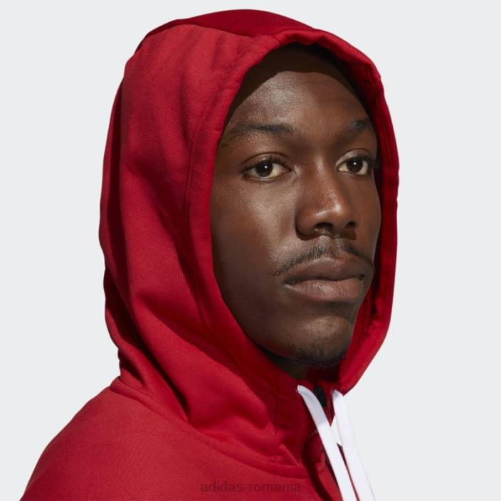 Adidas hanorac roșu cu fermoar complet cornhuskers stadium bărbați roșu/alb/nebraska 2JBN21422