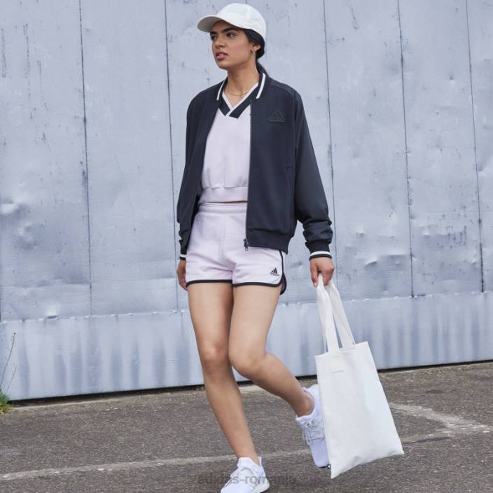 Adidas jachetă bomber cu imprimeu negru (neutru de gen) bărbați negru 2JBN21425