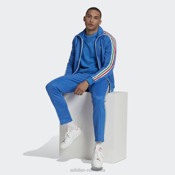 Adidas jachetă de trening Beckenbauer regală bărbați regal/alb/rosu/verde 2JBN20168
