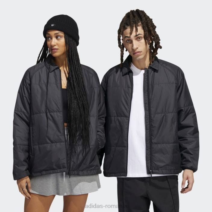 Adidas jachetă primaloft outer station (neutru de gen) negru adidas bărbați negru 2JBN21354