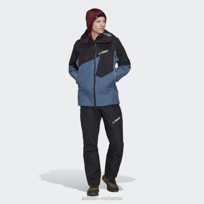 Adidas jachetă terrex techrock gore-tex pro oțel adidas bărbați oţel 2JBN21396