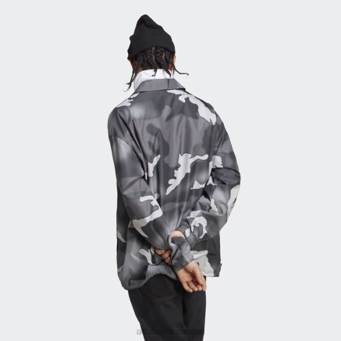 Adidas jacheta antrenor camo grafica neagra adidas bărbați negru 2JBN21402