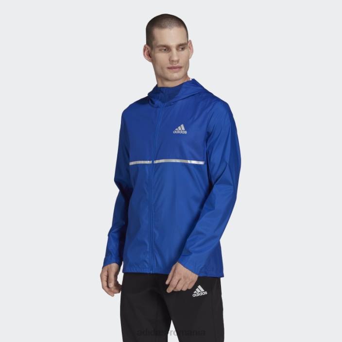 Adidas posedă jacheta de alergare albastru regal bărbați albastru regal/argintiu 2JBN21403