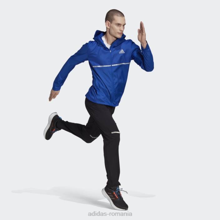 Adidas posedă jacheta de alergare albastru regal bărbați albastru regal/argintiu 2JBN21403