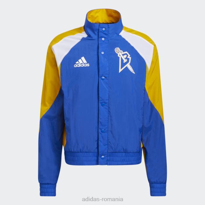 Adidas sabres revers retro jacket pro royal bărbați pro regal/alb/multi 2JBN20599