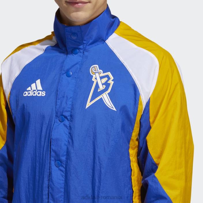 Adidas sabres revers retro jacket pro royal bărbați pro regal/alb/multi 2JBN20599