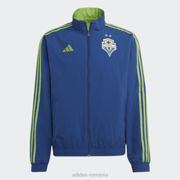 Adidas sacou seattle sounders fc anthem mystery blue bărbați misterul albastru 2JBN21409