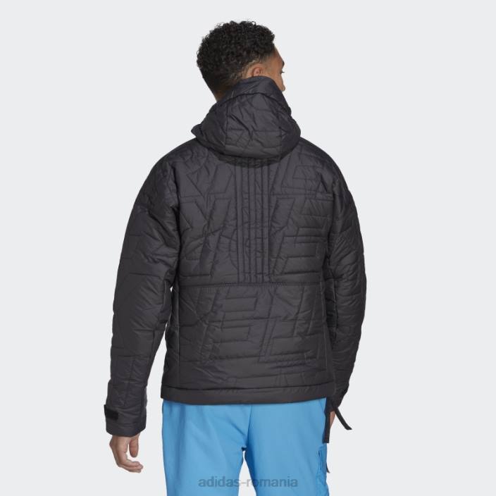 Adidas terrex făcut pentru a fi refăcut anorac căptușit negru elegant bărbați negru 2JBN21349