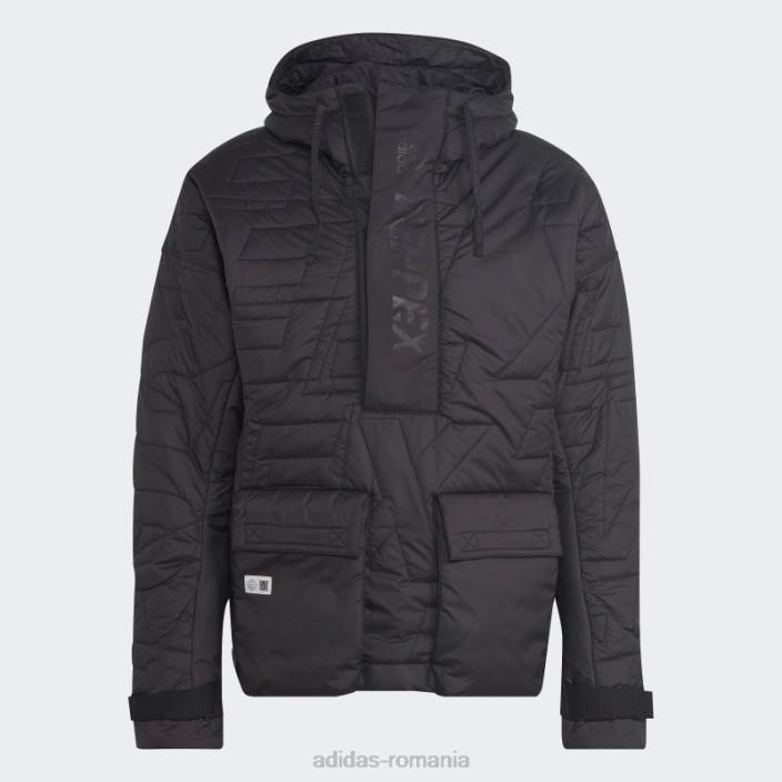 Adidas terrex făcut pentru a fi refăcut anorac căptușit negru elegant bărbați negru 2JBN21349