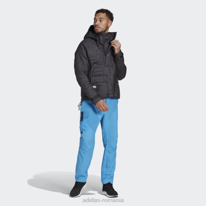 Adidas terrex făcut pentru a fi refăcut anorac căptușit negru elegant bărbați negru 2JBN21349