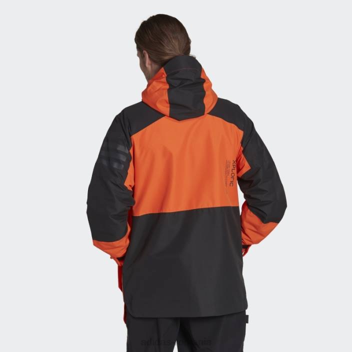 Adidas terrex xploric rain.rdy jacheta oras portocaliu bărbați portocaliu/negru 2JBN21356