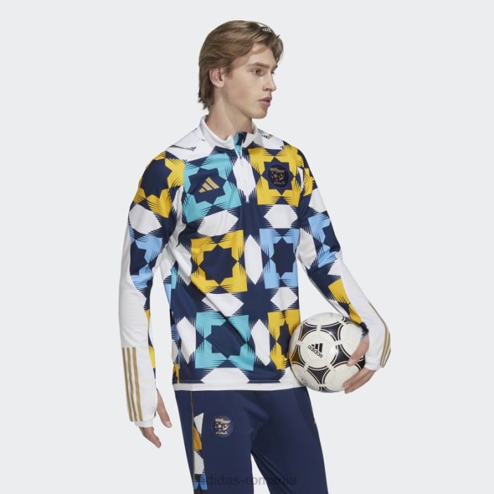 Adidas top de antrenament algeria alb adidas bărbați alb/albastru marin 2JBN20250