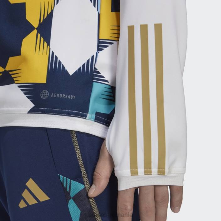 Adidas top de antrenament algeria alb adidas bărbați alb/albastru marin 2JBN20250