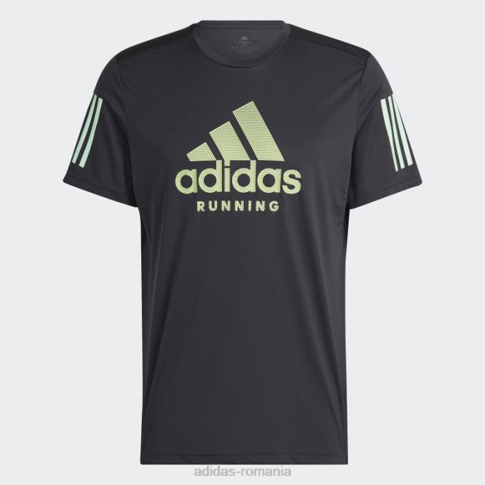 Adidas Carbon deține tricoul de alergare bărbați carbon 2JBN20153