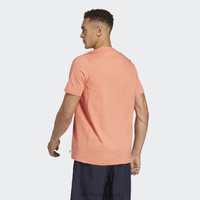 Adidas Coral Boston Marathon 2023 realizat cu tricou de alergare naturală bărbați coral 2JBN20447