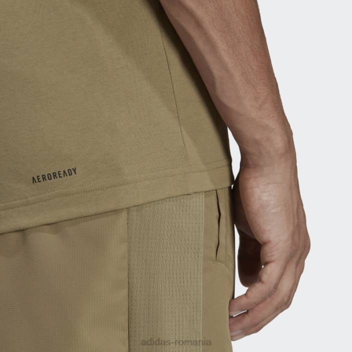 Adidas Orbit green aeroready conceput pentru a se mișca feelready sport tricou bărbați orbita verde/negru 2JBN20194