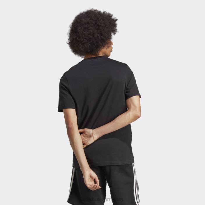 Adidas Tricou cu trefoil negru adicolor classics bărbați negru 2JBN20539