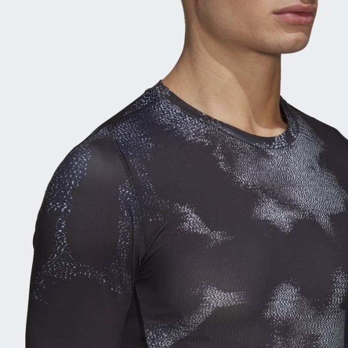 Adidas Tricou de antrenament cu mânecă lungă cu imprimeu techfit multicolor adidas bărbați multicolor/negru 2JBN20694