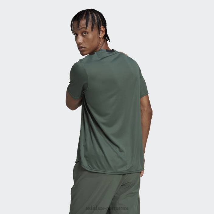 Adidas aeroready conceput pentru mișcare tee oxid verde bărbați oxid verde 2JBN20533