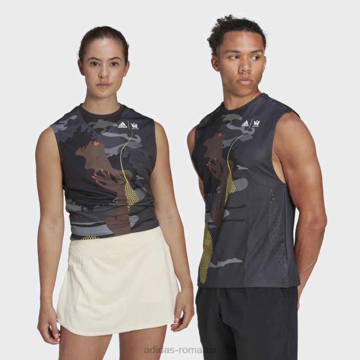 Adidas carbon tenis new york tricou fără mâneci (gen neutru) adidas bărbați carbon 2JBN20499