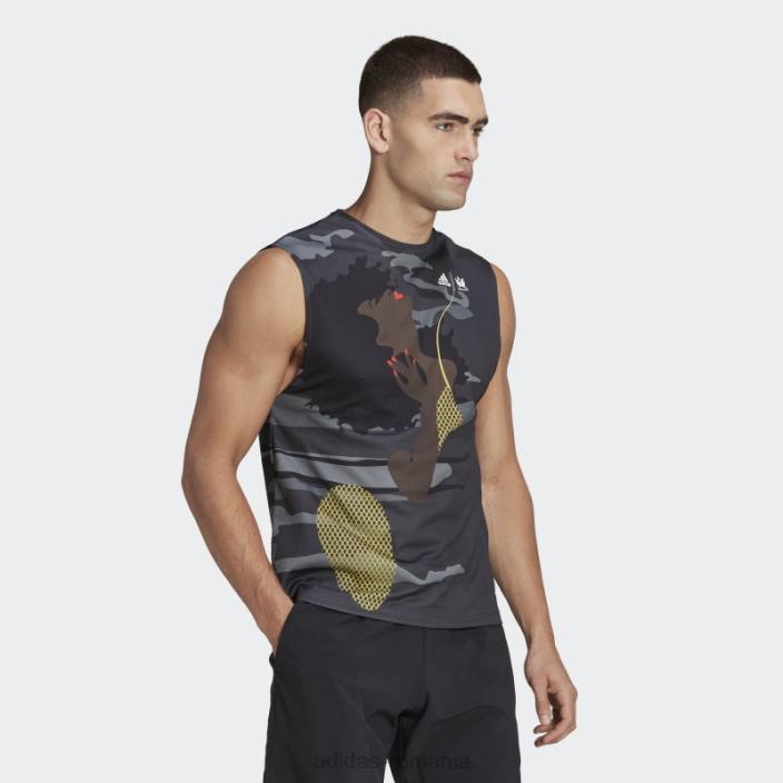 Adidas carbon tenis new york tricou fără mâneci (gen neutru) adidas bărbați carbon 2JBN20499