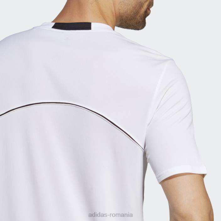 Adidas conceput pentru mișcare hiit antrenament tricou alb bărbați alb negru 2JBN20269