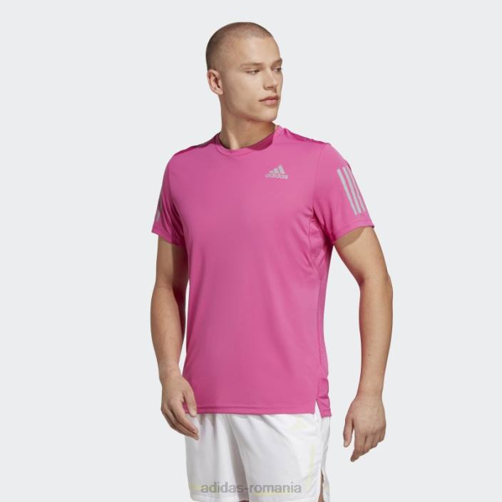 Adidas deține tricou adidas fucsia bărbați fucsia/argintiu 2JBN20274