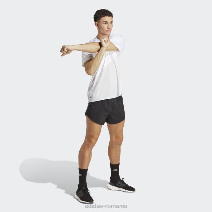 Adidas făcut pentru a fi refăcut running tee dash grey bărbați alb/gri liniuță 2JBN20615
