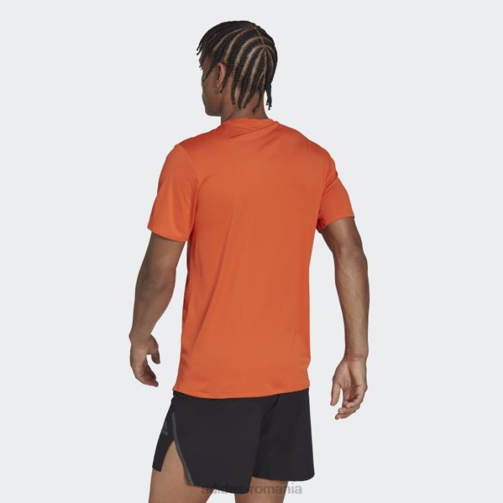 Adidas făcut pentru a fi refăcut running tee portocaliu bărbați portocale 2JBN20498