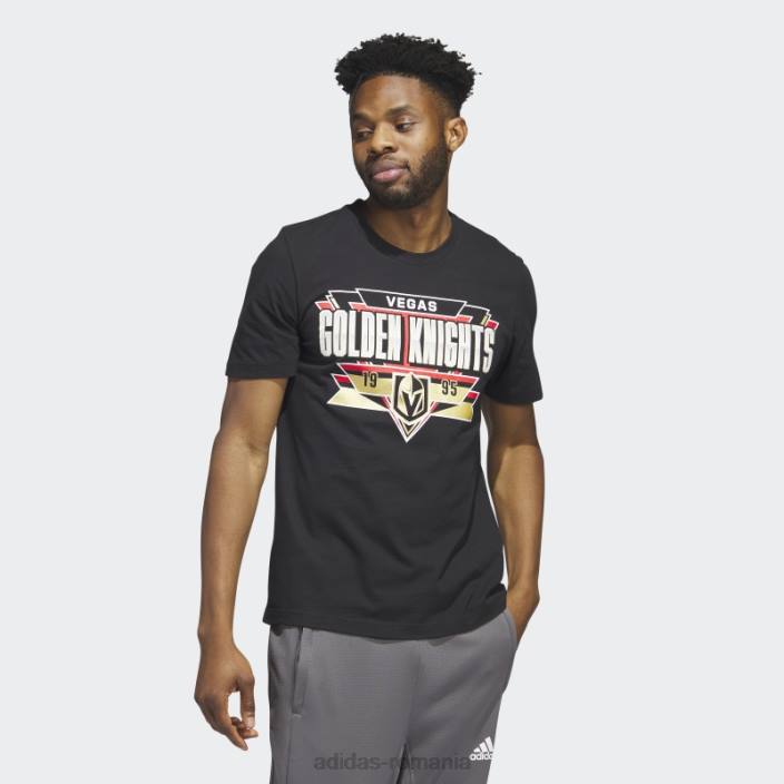 Adidas golden Knights playmaker tee nhl-lvs-5vd fierbinte bărbați negru/nhl-lvs-5vd 2JBN20617